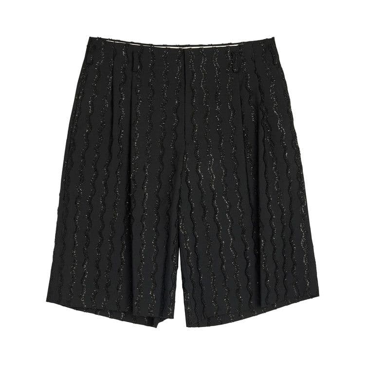Comme des Garçons Homme Plus Wool Rayon Viera Mall Embroidery Pant 'Black' — foto 2