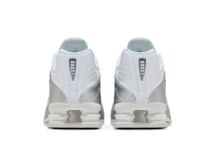 Nike Shox R4 White Bright Crimson Metallic Silver — foto 7