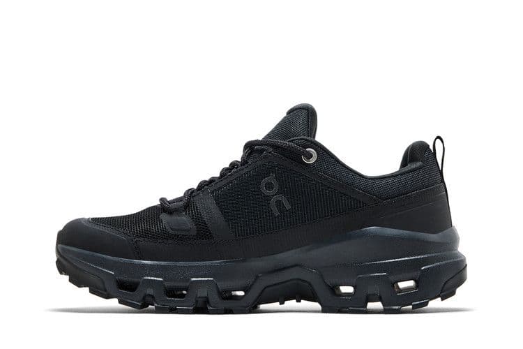 On Running Cloudrock Low Waterproof Black Black (Women's) — foto 4