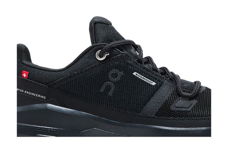 On Running Cloudrock Low Waterproof Black Black (Women's) — foto 3