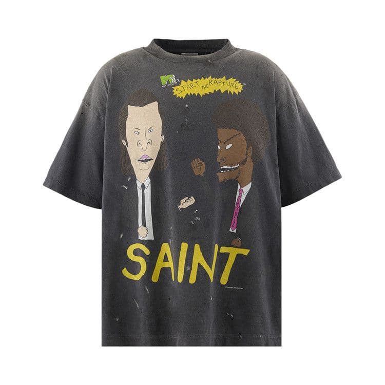 SAINT Mxxxxxx Rapture Short-Sleeve T-Shirt 'Black' — foto 2