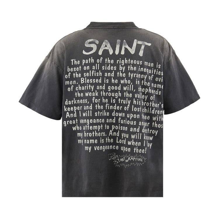 SAINT Mxxxxxx Rapture Short-Sleeve T-Shirt 'Black' — foto 3