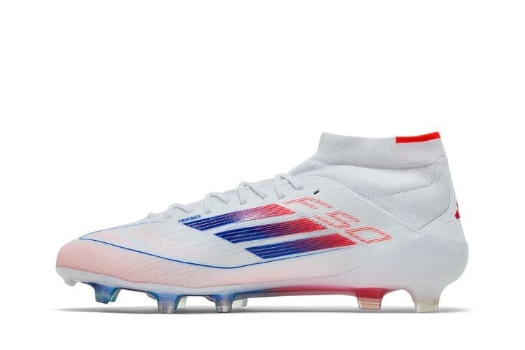 adidas F50 Elite Mid FG Cloud White Lucid Blue Solar Red (Women's) — foto 4