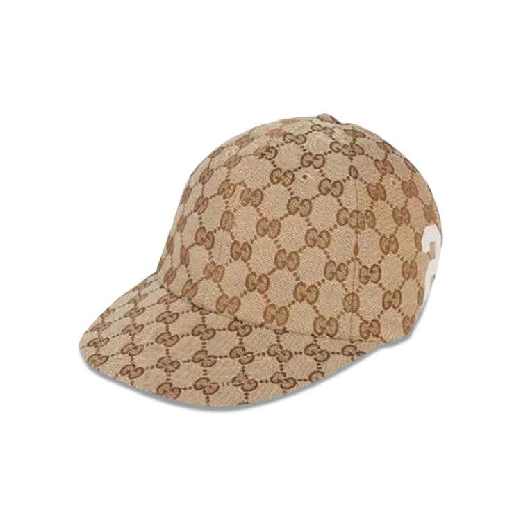 Gucci GG Cotton Canvas Baseball Cap 'Beige Ebony' (Women's)