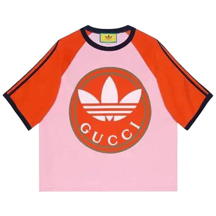 adidas x Gucci Cotton T-Shirt 'Pink'