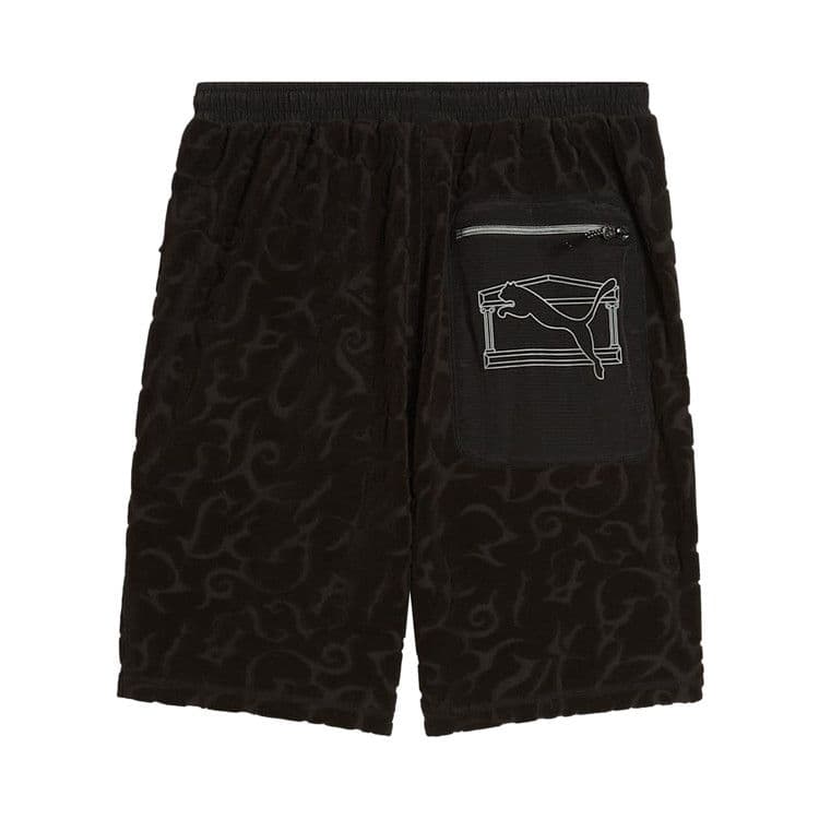 Puma x Aries Toweling Shorts 'Black' — photo 3