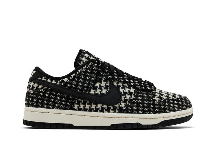 Nike Dunk Low Harris Tweed White Black Multi (Women's) — foto 2