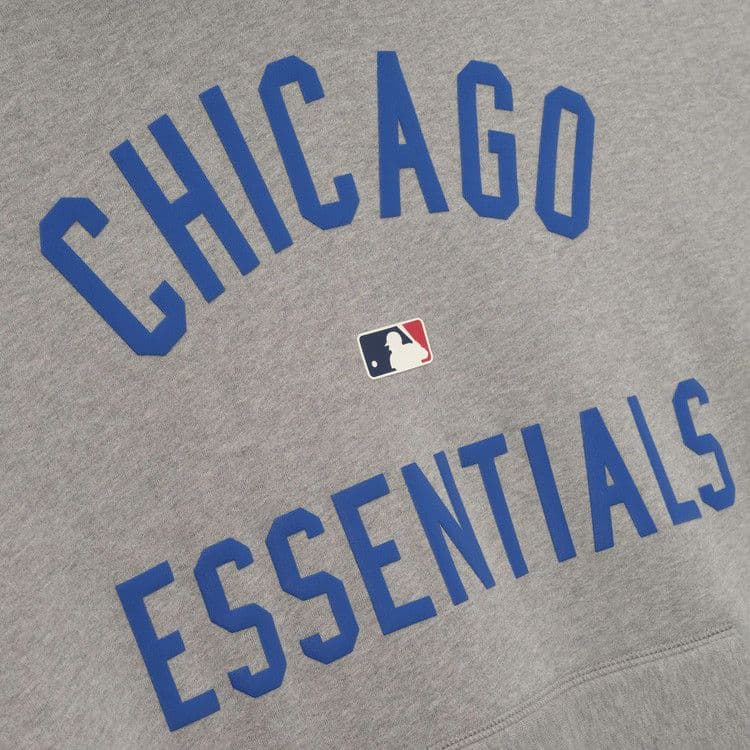 Fear of God Essentials Cubs Sport Hoodie Concrete Heather/Blue — foto 4