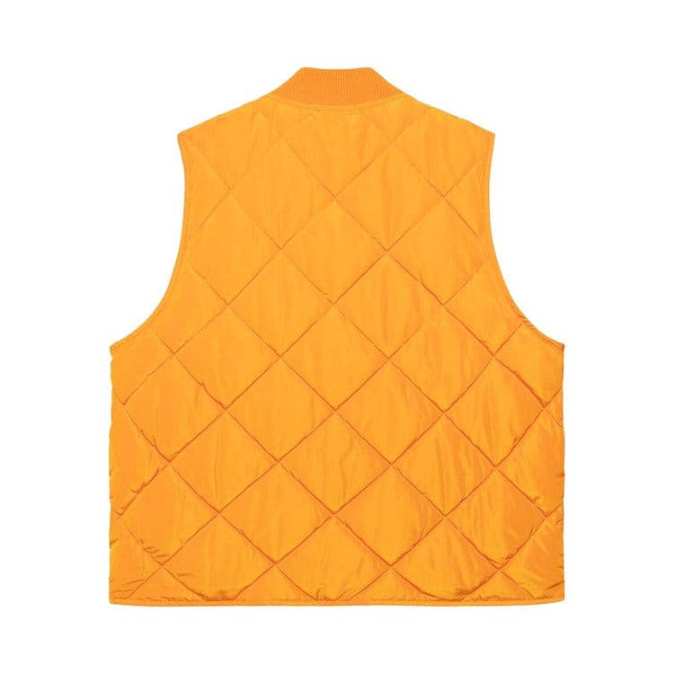 Stussy Thermal Lined Quilted Vest 'Orange' — photo 3
