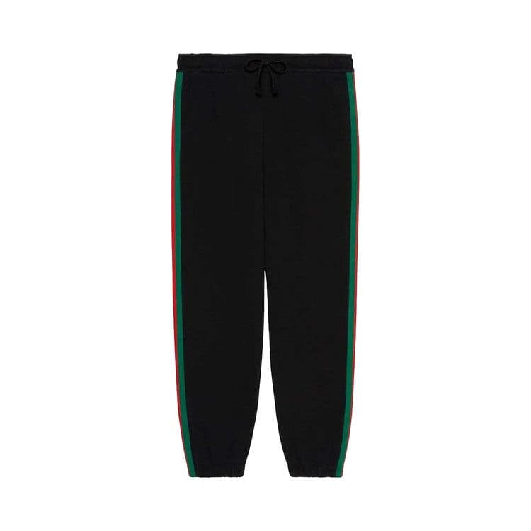 Gucci x THE NORTH FACE Crossover SS21 Webbing Printing Cotton Sports Pants/Trousers/Joggers Black