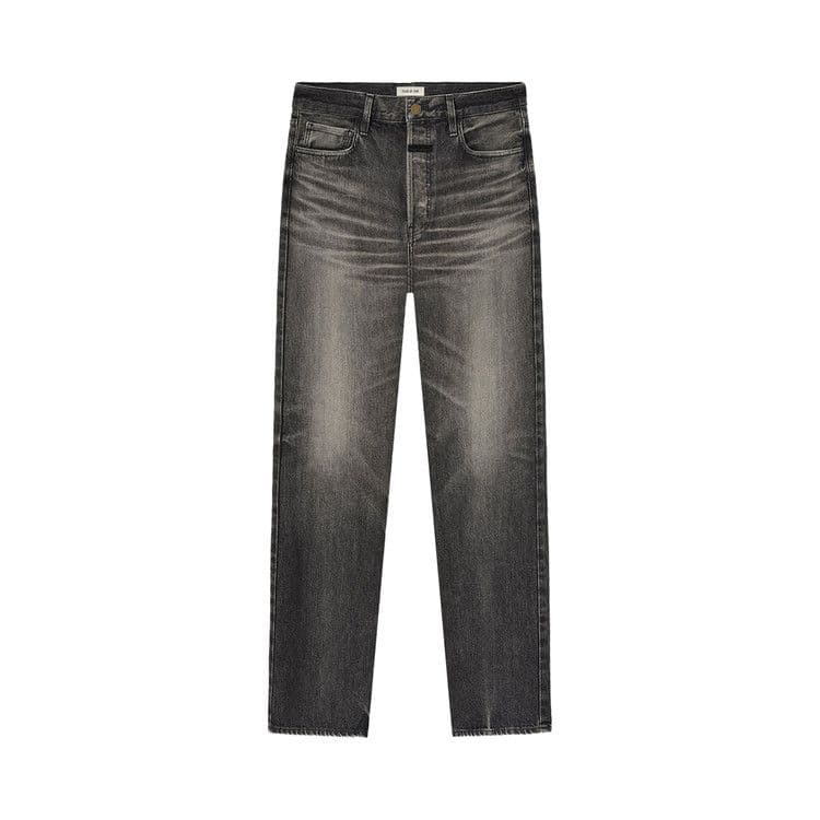 Fear of God Straight 5 Pocket Jean 'Rinsed Black' — foto 2