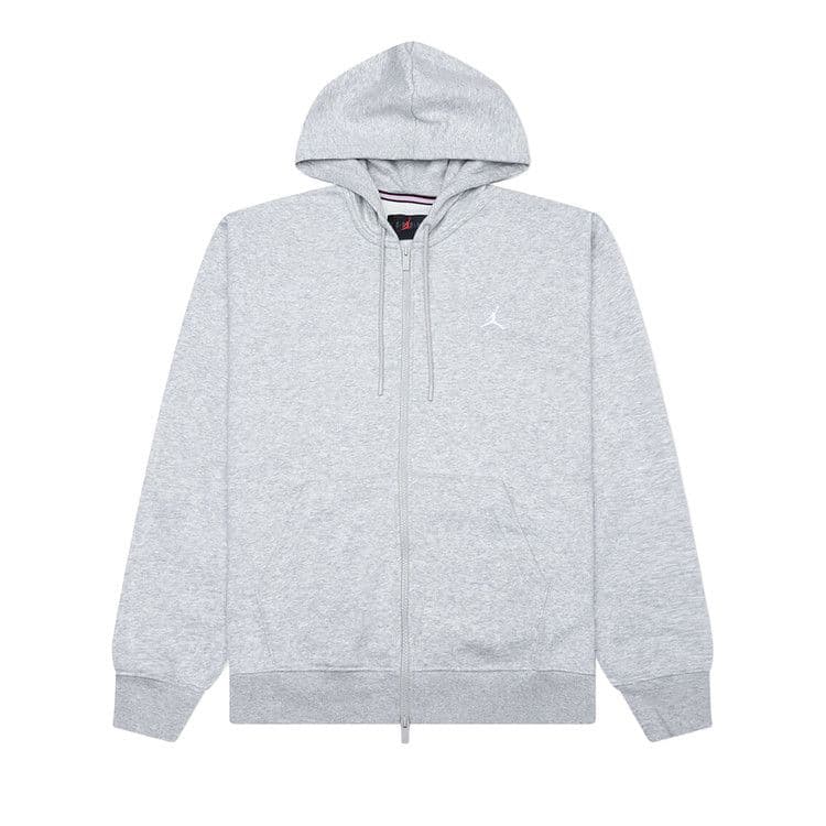 Jordan Brooklyn Fleece Zip Hoodie Grey Heather/White — foto 2