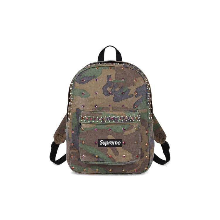 Supreme x B.B. Simon Denim Backpack 'Woodland Camo'