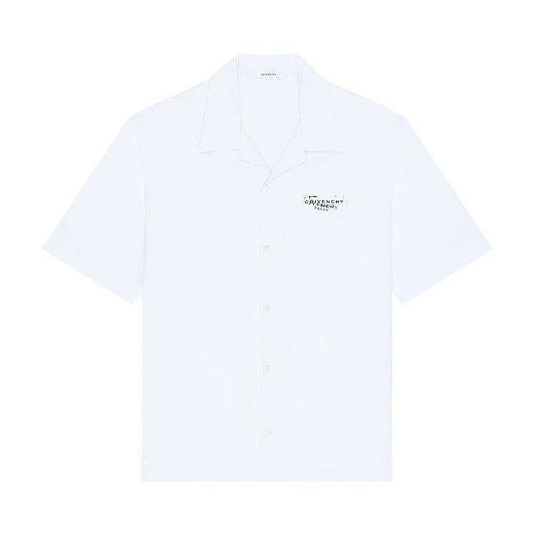 Givenchy Bowling Shirt with Stamp Print 'White' — foto 2