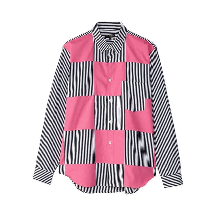 Comme des Garçons Homme Plus Shirt 'White/Black/Pink' — foto 2