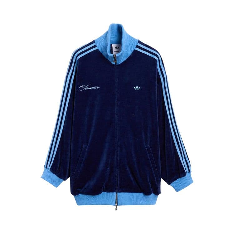 Adidas x Avavav Velvet Zip Up Track Jacket 'Dark Blue' — photo 2