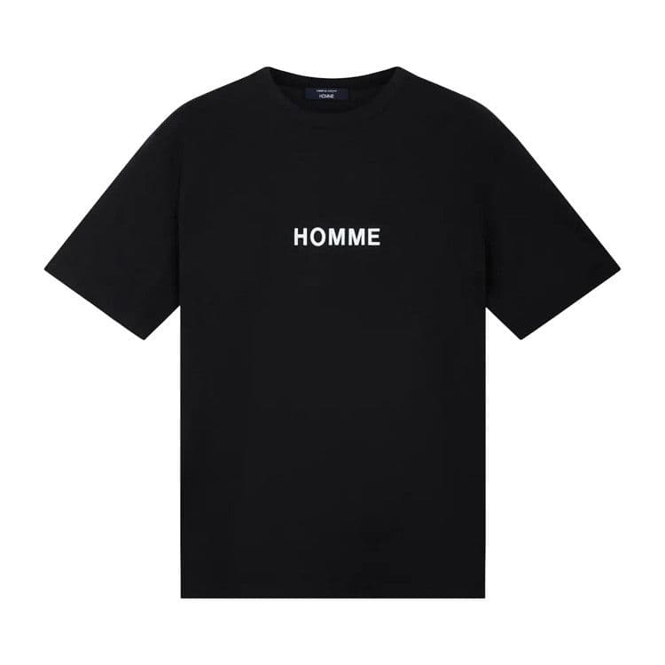Comme des Garçons Homme Tight Tension Cotton Jersey Printed T-Shirt 'Black' — foto 2