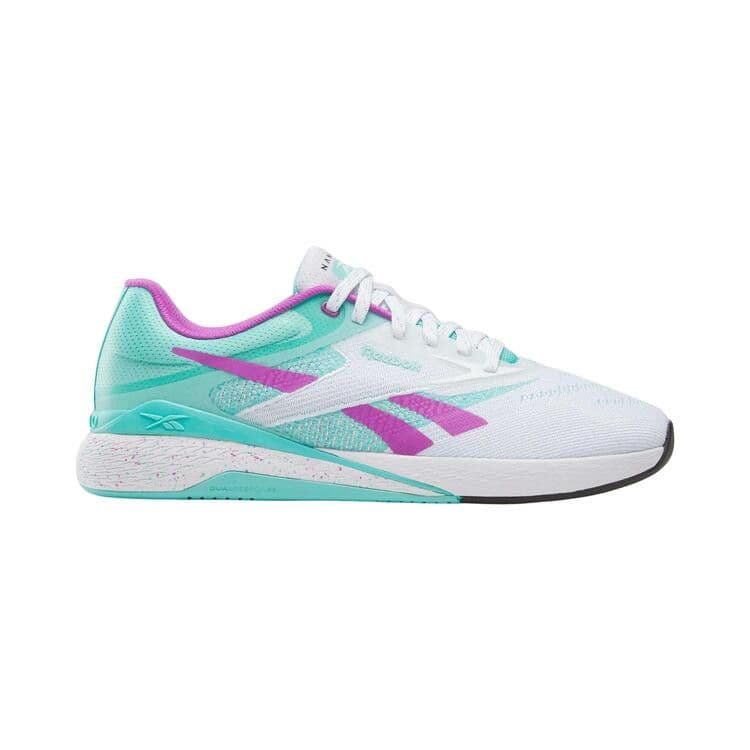 Reebok Nano X5 White Aqua Purple Rave