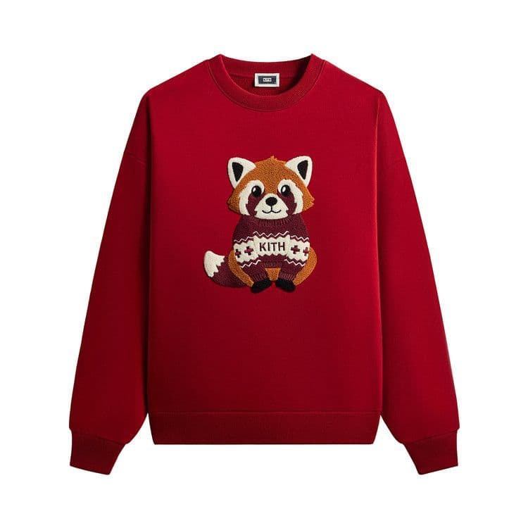 Kith Kithmas Red Panda Nelson Crewneck 'Allure'