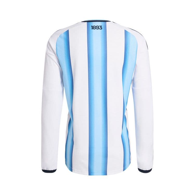 adidas Argentina 26 Home Authentic Long Sleeve Jersey 'White Icey Blue Light Blue' — foto 3