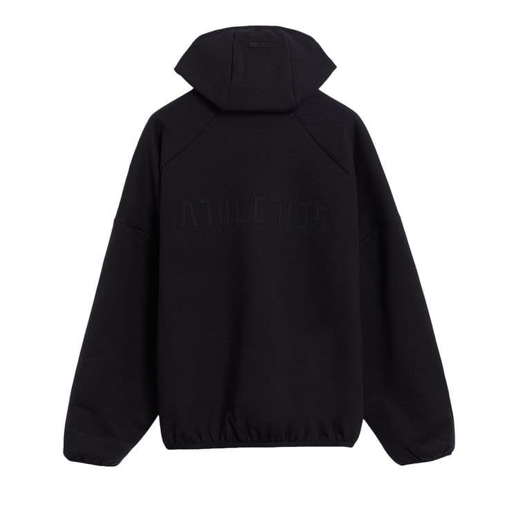 adidas Fear Of God Athletics Suede Fleece Hoodie Black — foto 3
