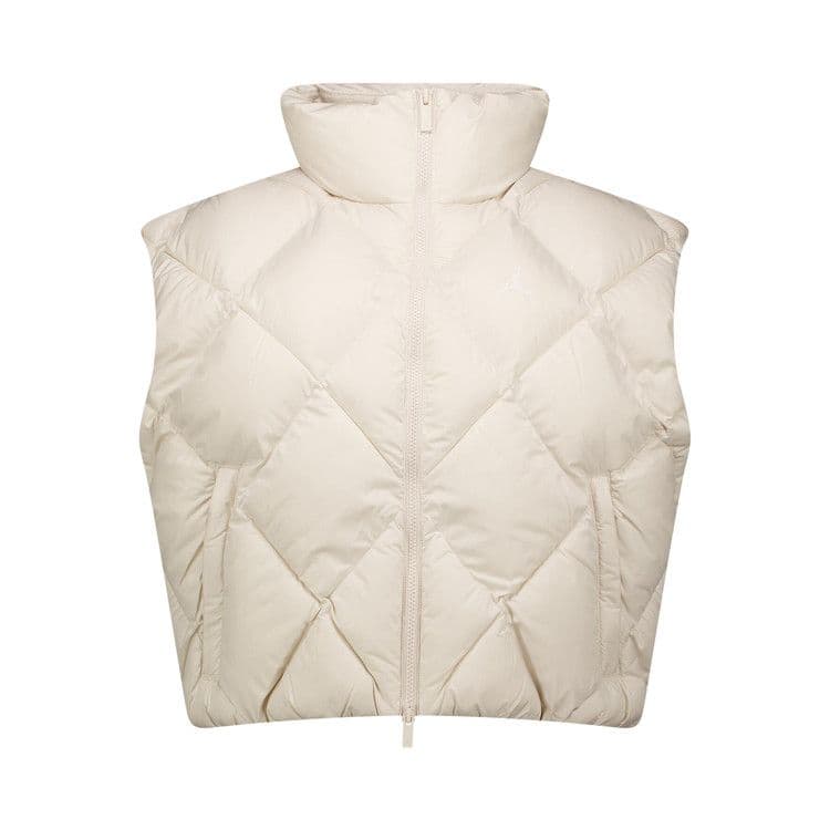 Air Jordan Brooklyn Quilted Puff Vest 'Light Orewood Brown/White' — foto 2