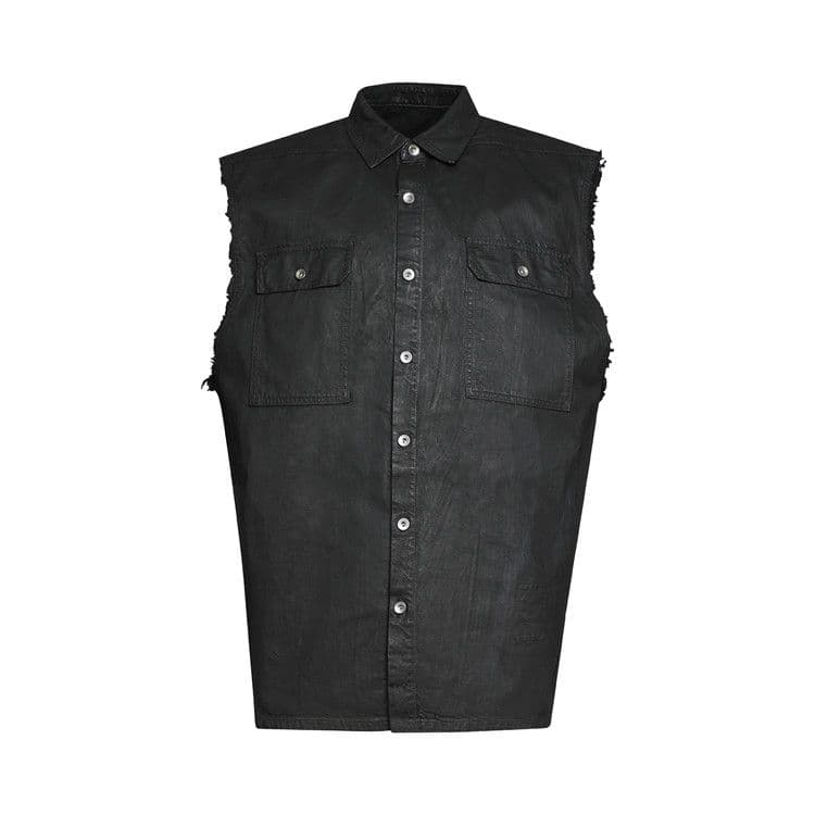 Rick Owens DRKSHDW Sl Tommy Jumbo Outershirt 'Black' — foto 2