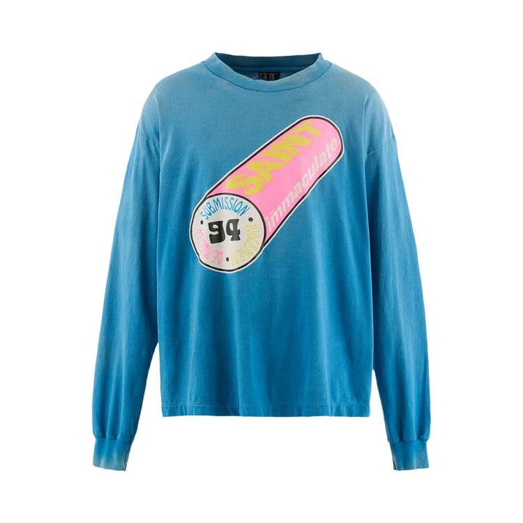 SAINT Mxxxxxx Immaculate Long-Sleeve Tee 'Blue' — foto 2