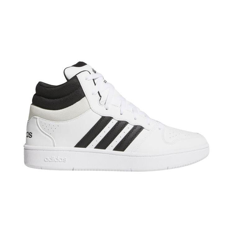 adidas Hoops Mid Classic White Black Orbit Grey — foto 2