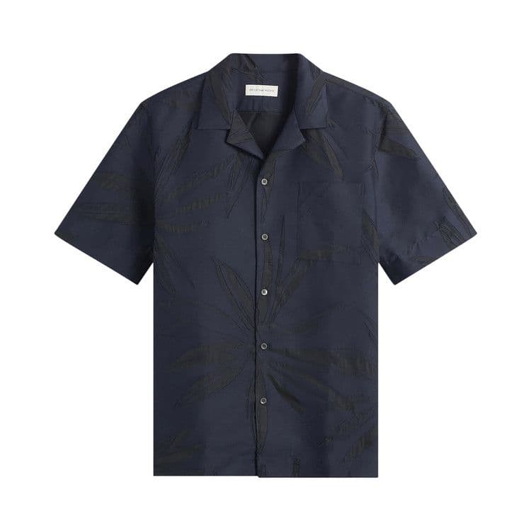 Dries Van Noten Spikey Flower Devoure Shirt 'Navy' — foto 2