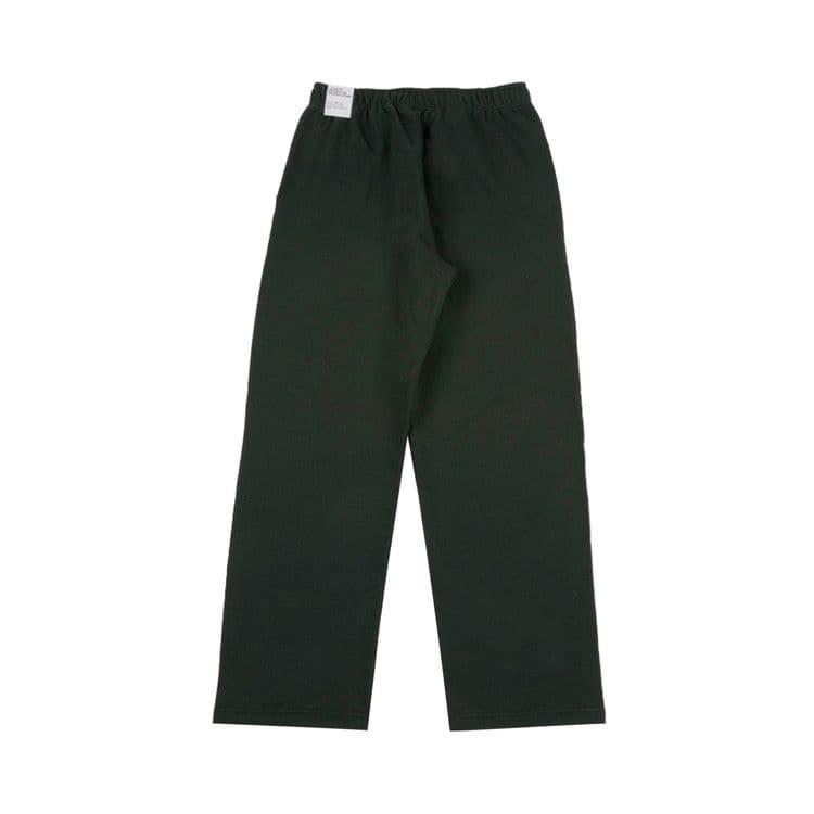 Nike Solo Swoosh Fleece Open-Hem Pants 'Black Spruce/White' — foto 3