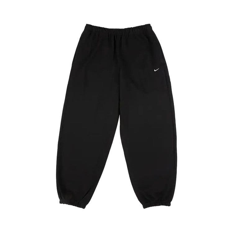 Nike Solo Swoosh Cuffed Sweatpants 'Black/White' — foto 2