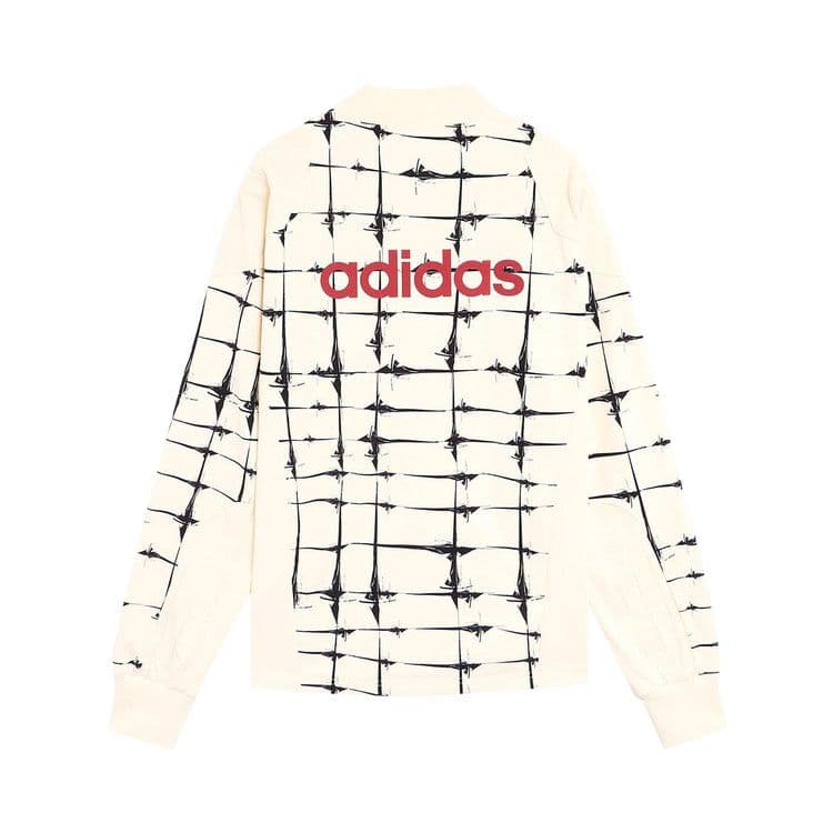 adidas x Thug Club Goalie L/S T-shirt Cream White — foto 3