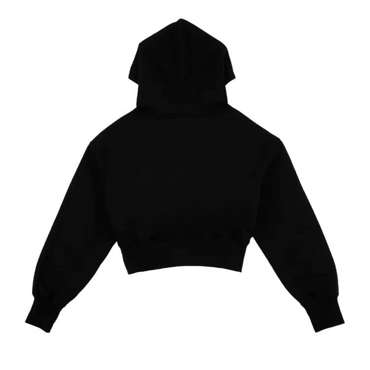 Nike NSW Phoenix Fleece Full-Zip Cropped Hoodie 'Black/Sail' — foto 3