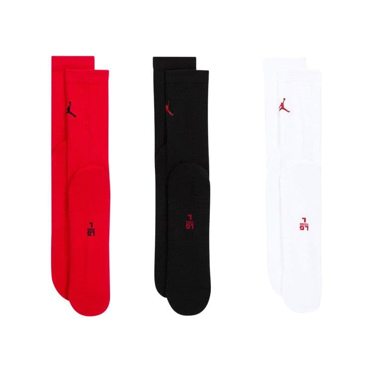 Air Jordan Everyday Crew Socks (3 Pairs) 'Multicolor' — foto 3