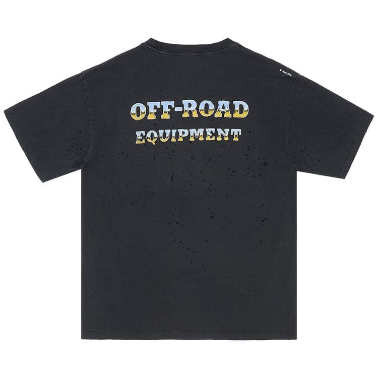 SATISFY MothTech Monster Truck T-Shirt 'Aged Black' — foto 3