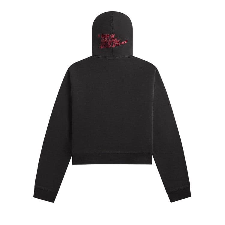Air Jordan M J IH Crop Hoodie 'Black/Ivory' — photo 3