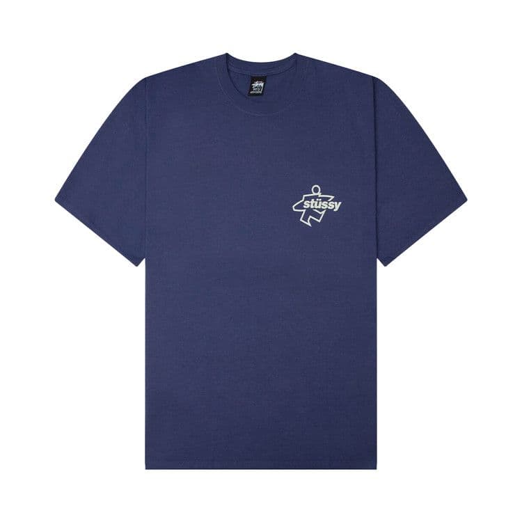 Stussy Surf Size Pigment Dyed Tee 'Indigo'