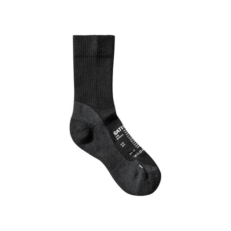 SATISFY Merino Nylon Tube Socks 'Black' — foto 2