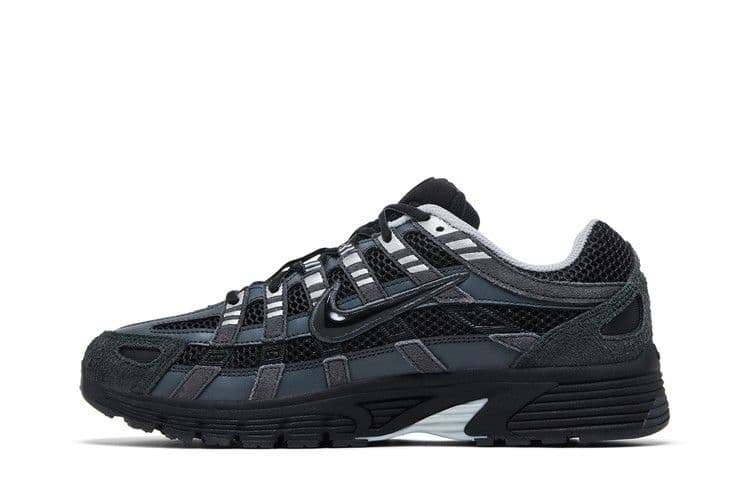 Nike P-6000 Suede Anthracite Metallic Silver — foto 4