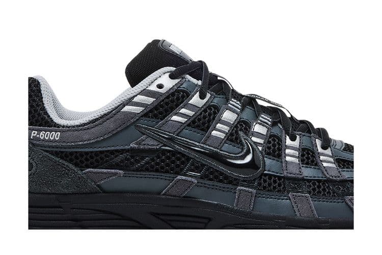 Nike P-6000 Suede Anthracite Metallic Silver — foto 3