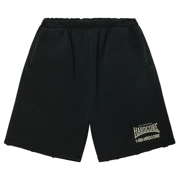 Willy Chavarria Hardcore Buffalo Sweatshort 'Black' — foto 2