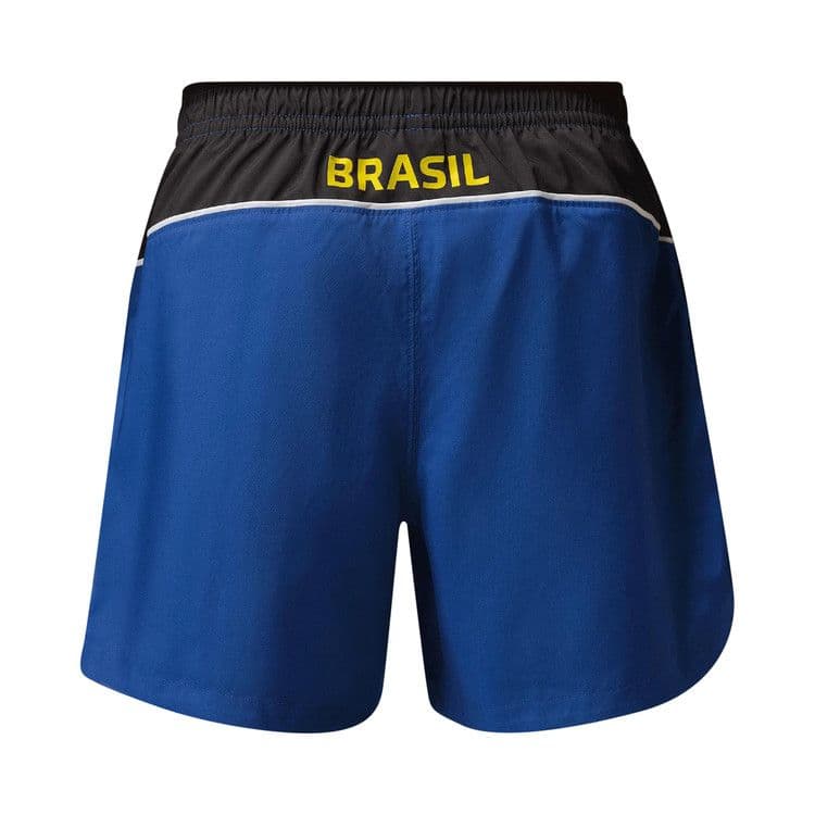 Air Jordan 5" Woven Shorts 'Old Royal/Black/Yellow Pulse' — photo 3
