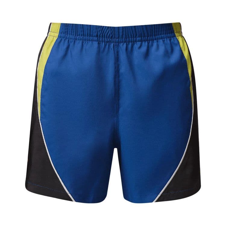 Air Jordan 5" Woven Shorts 'Old Royal/Black/Yellow Pulse' — photo 2