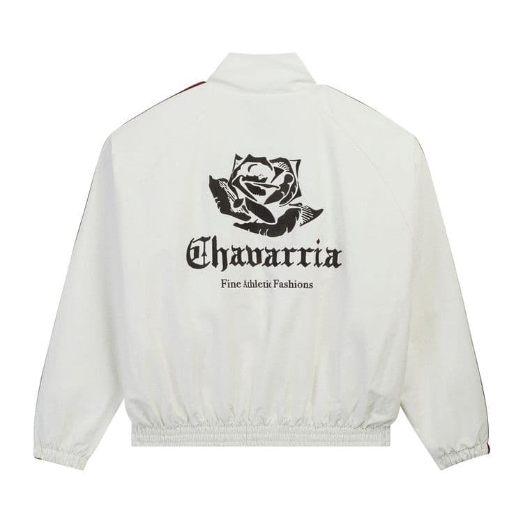 adidas x Willy Chavarria Woven Track Jacket Off White — foto 3
