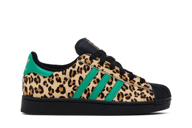 adidas Superstar Black Green Leopard (Women's) — foto 2