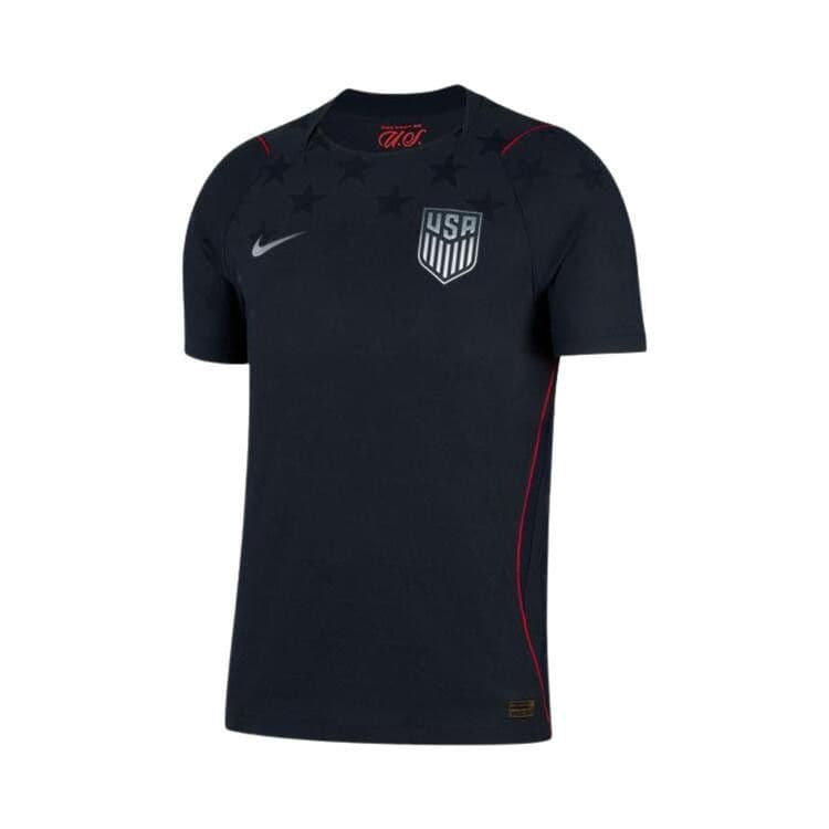 Nike USMNT 2026/27 Aero-Fit Match Away Soccer Authentic Jersey Dark Obsidian/Pure Platinum — foto 2