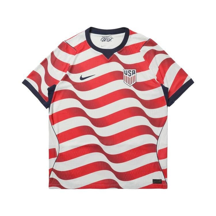 Nike USMNT 2026 Aero-Fit Advance Match Home Jersey Sail/Midnight Navy/Midnight Navy — foto 2