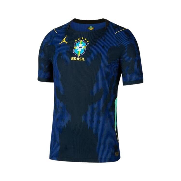 Nike Air Jordan x CBF Brazil Aero-Fit Advance Match Away Jersey Old Royal/Black — foto 2