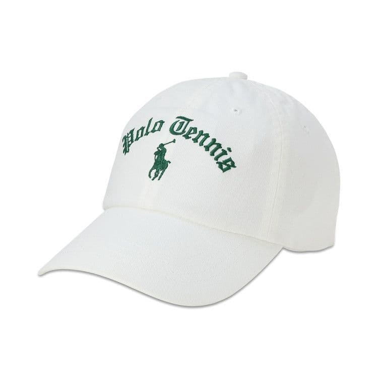 Polo Ralph Lauren Cotton Twill Polo Tennis Sport Cap Paper White — foto 2